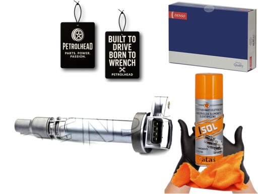 DENDIC-0104#ECS-PCP+K - Катушка зажигания toyota celica corolla 1.8 08.99-02 #petrolhead pro+ kit4