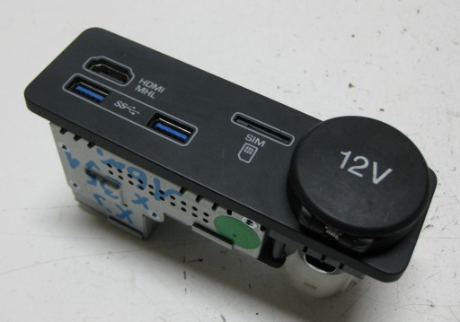 JAGUAR XJ X351 FL 16R Adapter, Stecker PORT SIM HDMI USB 12V FW93-19E110-AC