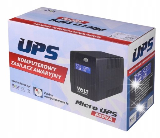 Джерело безперебійного живлення ups lcd 850va 480w 9ah + програм