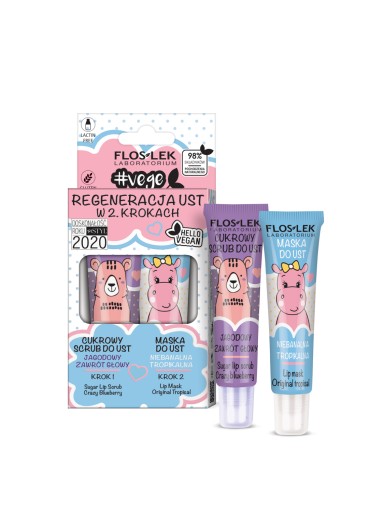 VEGE LIP CARE SET REGEN.UST V 2 KR./CUK.SCRUB J