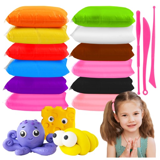 12× МАГІЧНИЙ НАБІР пластиліну сенсо глина