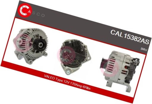 Генератор 12v 170a - casco cal15382as