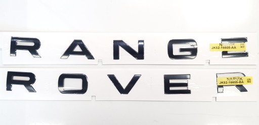 LR098113 LR098115 - Написи капота Range Rover чорний оригінал!