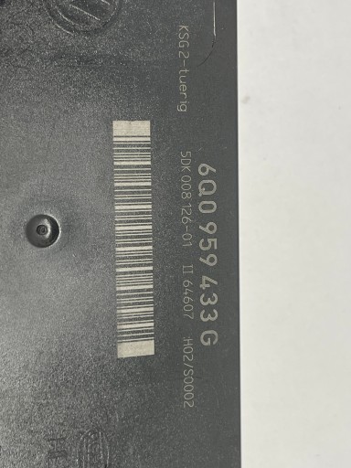 VSEAT SKODA VW Unité commande confort 6Q0959433G