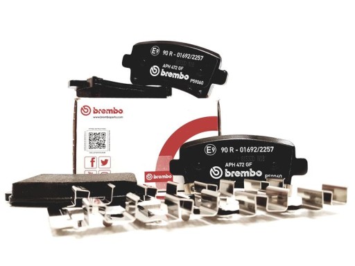 59 060 - ГАЛЬМІВНІ КОЛОДКИ BREMBO ЗАДНІ CHEVROLET MALIBU