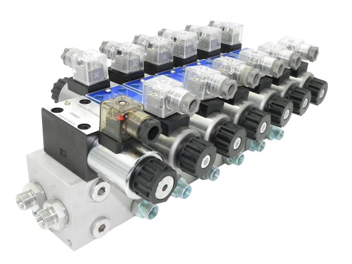 24V - РАСПРЕДЕЛИТЕЛЬ HYDR. CETOP 6 СЕК 24В + РАЗГРУЗКА