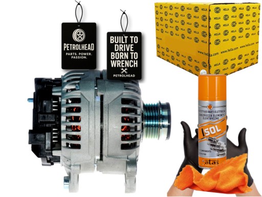 HEL8EL 710-471#ECS-PCP+K - Генератор hella 8el 011 710-471 audi hella #petrolhead pro+ kit4