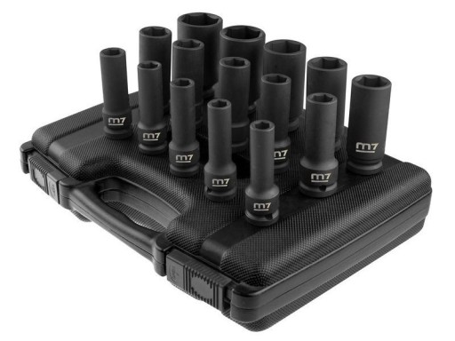 Набір довгих 6-точкових ударних головок 1/2″