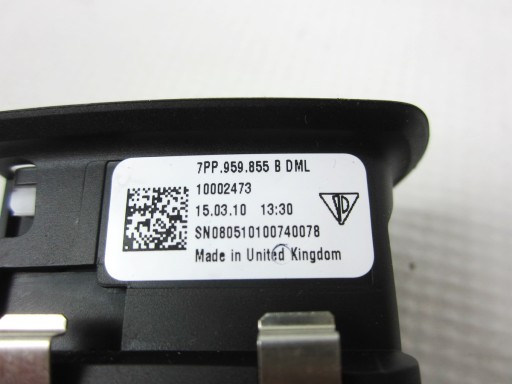 button of the lowering windows door Porsche Cayenne S II 958 7P5 92A