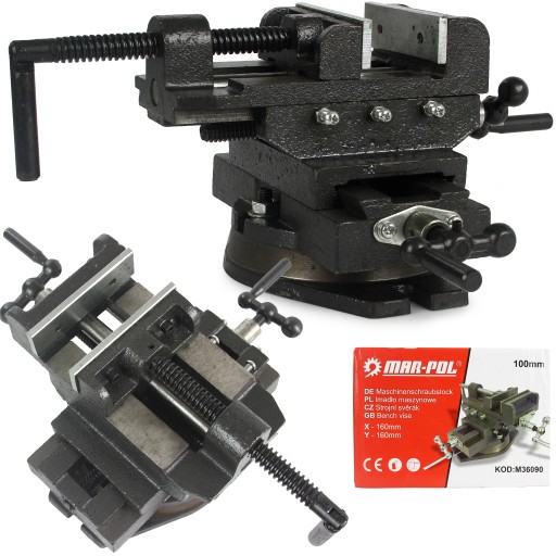 ТИСКИ 100ММ ДВУХОСНЫЕ