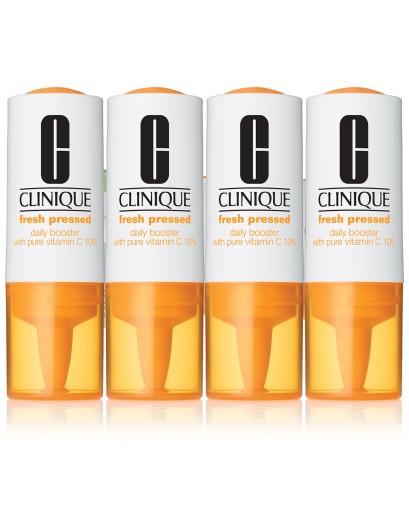 CLINIQUE Fresh Pressed Daily Booster Pure Vitamin C Starostlivosť 4x8,5ml