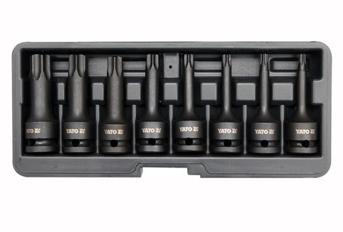 НАБІР ТОРЦЕВИХ УДАРНИХ ГАЙКОВИХ КЛЮЧІВ TORX 8CZ.