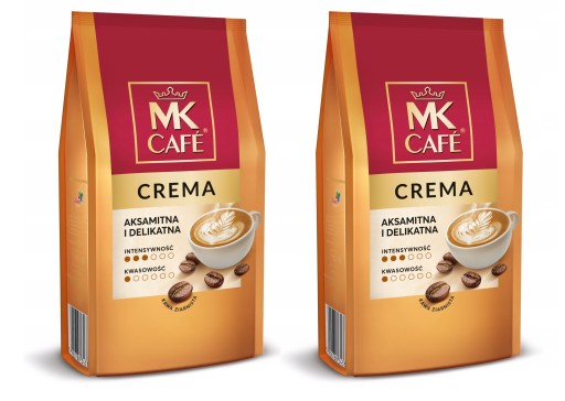 Kawa ziarnista MK Cafe Crema 2x1kg