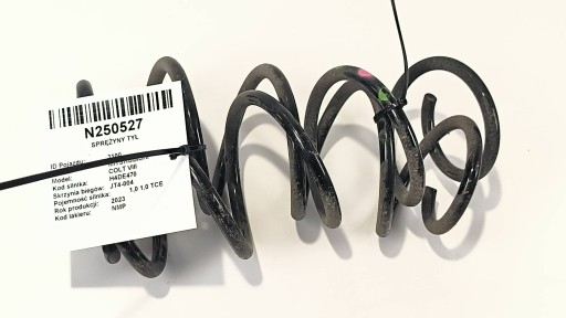 springs rear part MITSHUBISHI COLT VIII