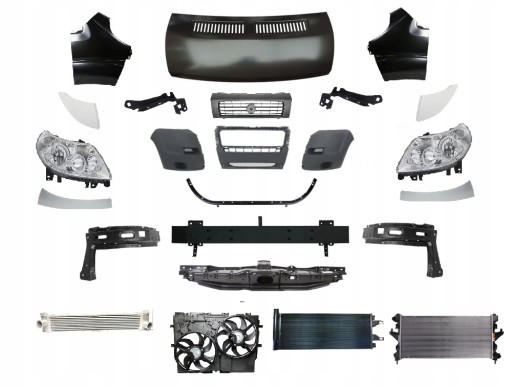 FTDCTKPLPRZ1 - CITROEN JUMPER 2006-2014 КОМПЛЕКТ РЕМНЯ КАПОТА