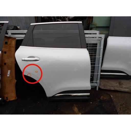 Правая дверь задняя renault koleos ii 2