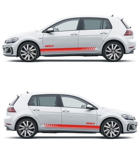 VOLKSWAGEN GOLF BELTS 180cm наклейки разных цветов