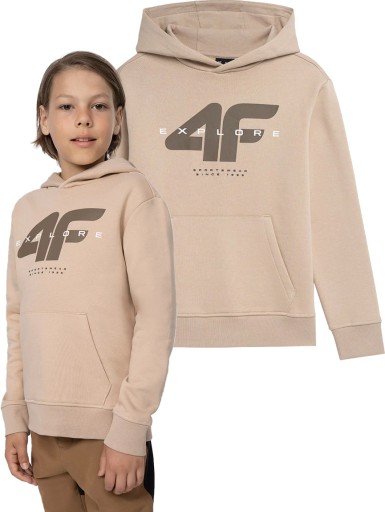 Дитячий світшот 4F розмір 152 бежевий