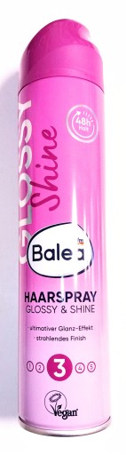 Lak na vlasy stredný Balea Glossy 300 ml