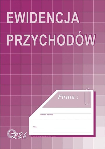 Ewidencja przychodów A4, typ R02-H