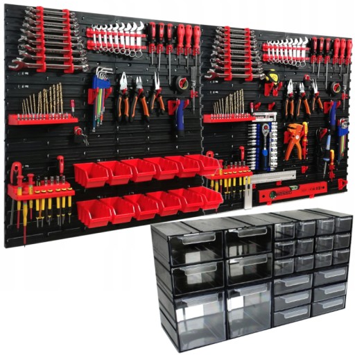 Панель інструментів 160x80cm модульні ящики