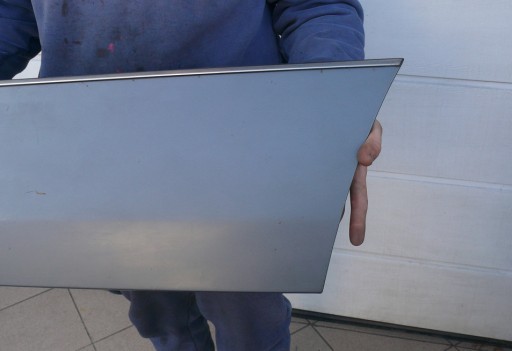 moulding DOL CHROM door left rear part MERCEDES W140