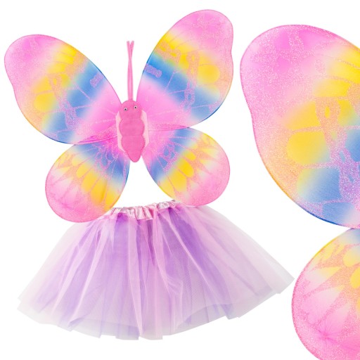 КОМПЛЕКТ МЕТЕЛИКА КРИЛА КАЗКИ + СПІДНИЦЯ