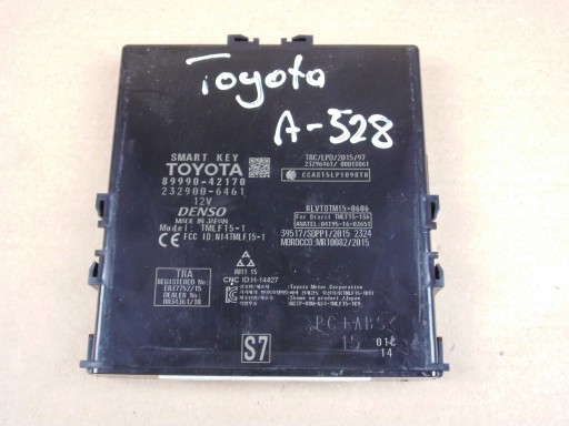 Контроллер модуля бесключевого доступа toyota rav4 v 8999042170 89990-42170