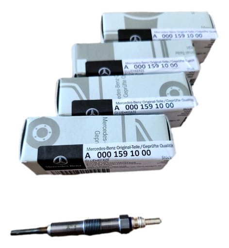 4xA0001591000 - Свечи накаливания mercedes om608, комплект из 4 шт.