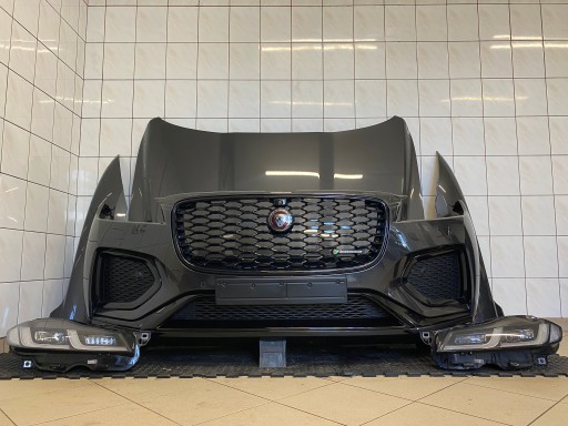 T4A41390LML - Передний бампер jaguar f-pace x761 lift 1au grey r-dynamic камера+радар