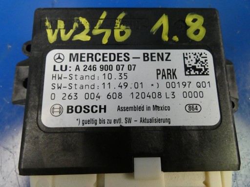 MERCEDES B KLASA W246 A W176 CLA W117 module CZUJNIKOW of the parking PDC