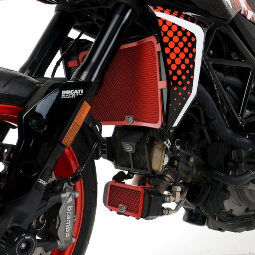 КРЫШКА МАСЛЯНОГО РАДИАТОРА DUCATI HYPERMOTARD 950 RED