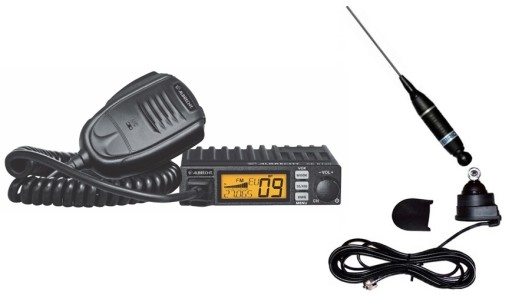 РАДИО CB ALBRECHT 6120 VOX + АНТЕННА OMEGA + КРОНШТЕЙН