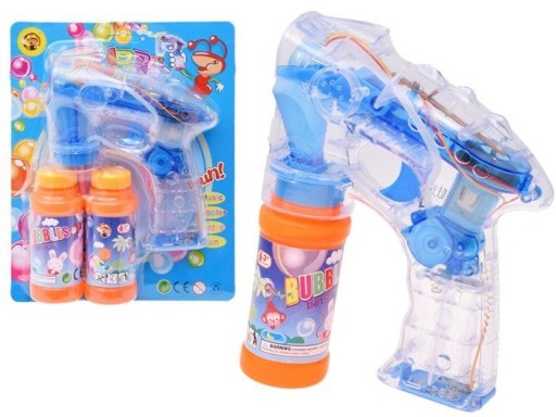 АВТОМАТИЧНИЙ світлодіодний пістолет для бульбашок