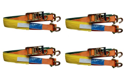 Транспортувальні ремені для евакуатора 3-точкові травичка ПВХ
