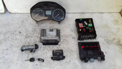 AYC1141 - Компьютер 03g906021lb комплект иммо skoda octavia ii 1.9 tdi 04-