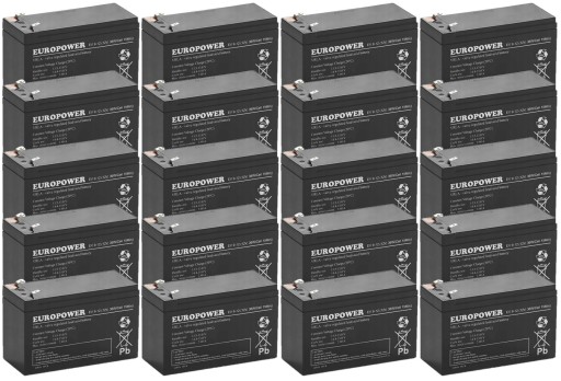 Tbc50 батареї комплект батарей для дбж apc eaton powerwalker 20x ev 9-12