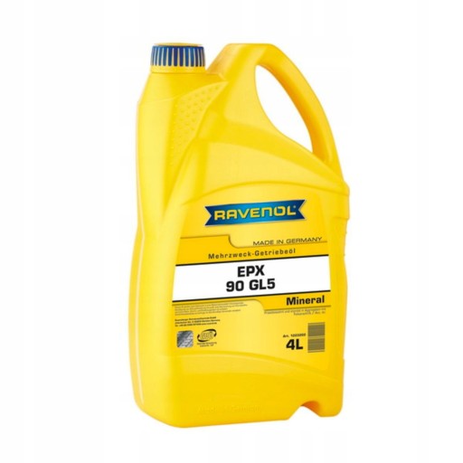 Трансмиссионное масло ravenol epx 4l sae 90