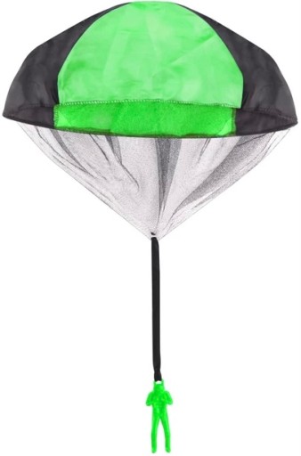 Фігурка парашутиста, що літає з парашутом