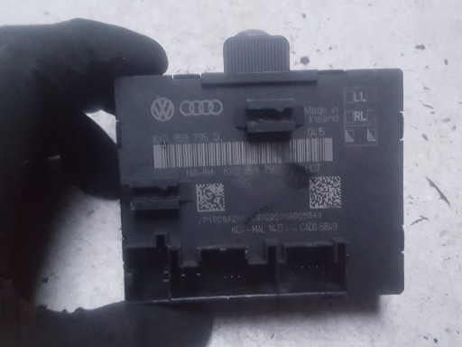 8X0959795D - SKODA SUPERB 2 II LIFT МОДУЛЬ ЗАДНЬОЇ ПРАВОЇ ДВЕРІ