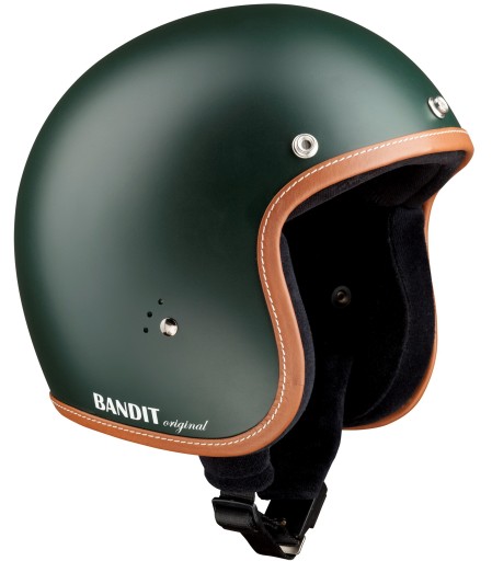 Відкритий шолом Bandit Premium British Racing Green M