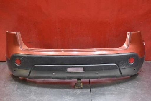 bumper rear part rear POMARANCZOWY PDC NISSAN QASHQAI 1 and J10 07-10