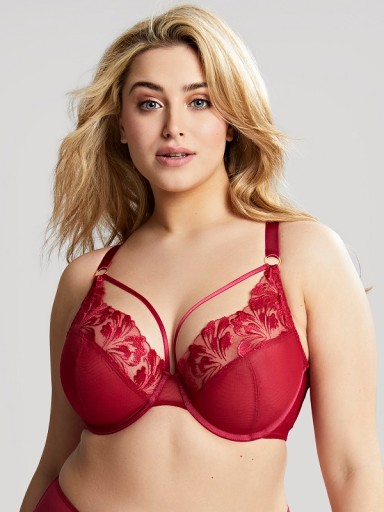 Panache Jaida soft plunge 36GG/80J bordová