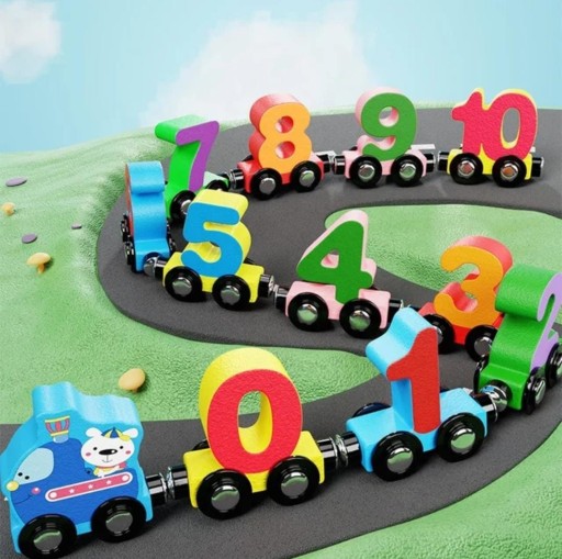 Дерев'яний поїзд Цифровий поїзд