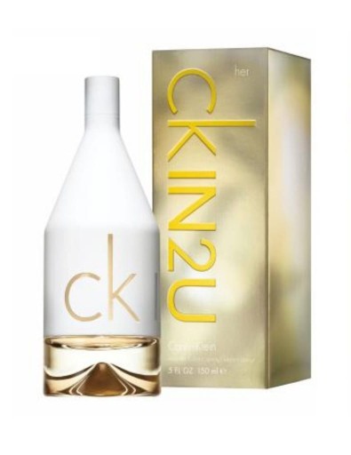 calvin klein ck in2u for her woda toaletowa 150 ml   zestaw