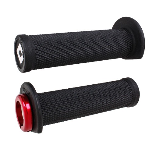 J33RFB-R - Odi Ruffian 2.1 ATV/PWC Lock-On Grips черный/красный