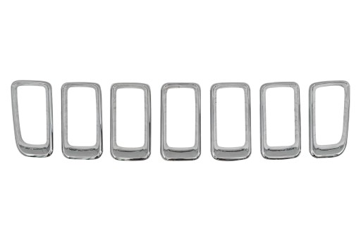 JEEP COMPASS ХРОМИРОВАННЫЕ ВСТАВКИ ГРИЛЬ 68109865AA