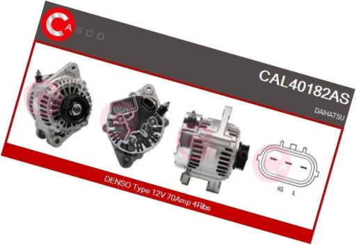 Генератор 12в 70а - casco cal40182as