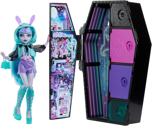 LALKA MONSTER HIGH STRASZYSEKRETY Twyla seria neonowa