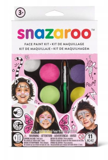 Фарби для обличчя Snazaroo 8 шт х 2 мл